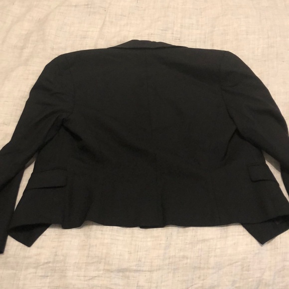 Theory black cropped blazer - Picture 5 of 6